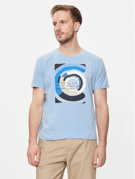 Pierre Cardin Pierre Cardin Футболка C5 21050.2101 Блакитний Regular Fit