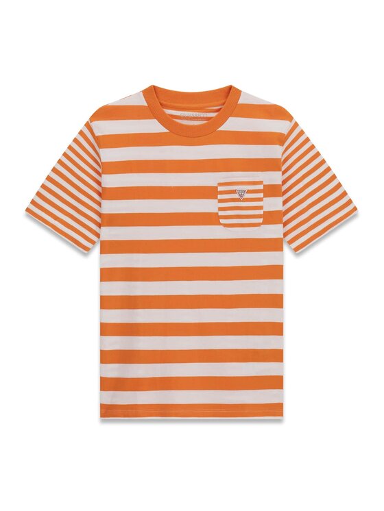 Guess Kids Guess Kids T-Shirt 181808 Pomarańczowy Classic Fit