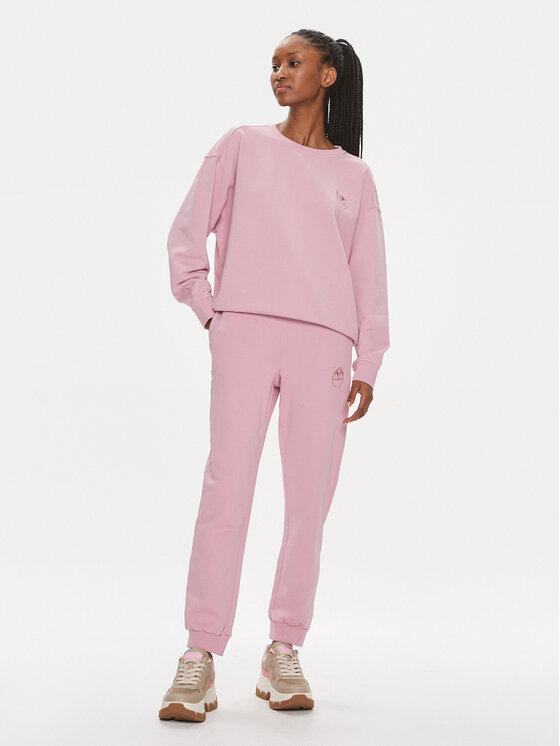 PINKO Pinko Teplákové kalhoty Carico 100371 A1N7 Růžová Regular Fit