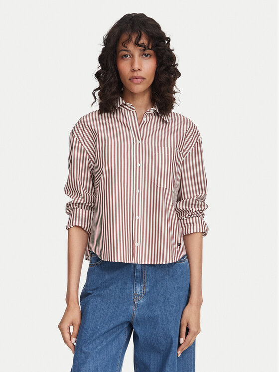 Weekend Max Mara Weekend Max Mara Koszula Panetto 2625116101 Kremowy Regular Fit