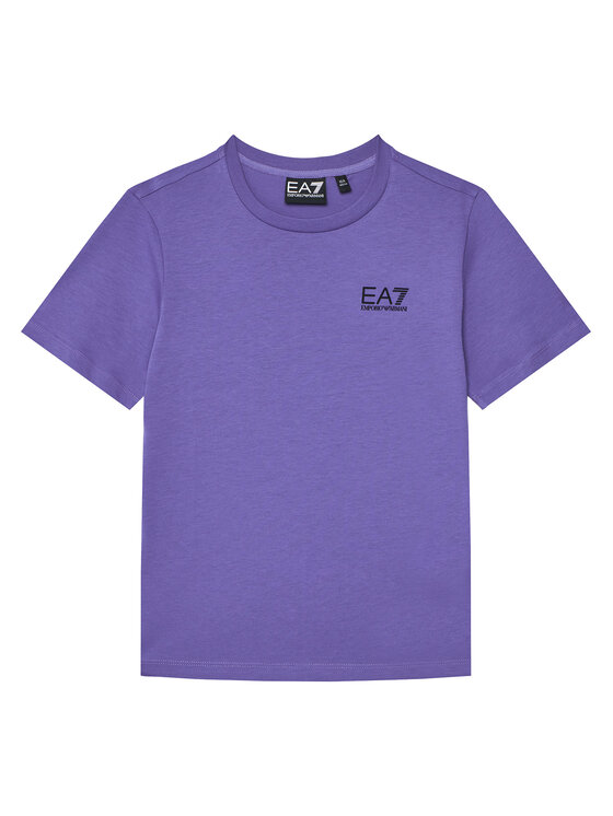 EA7 Emporio Armani T-Shirt 7B000020 AF10378 UA050 Niebieski Regular Fit