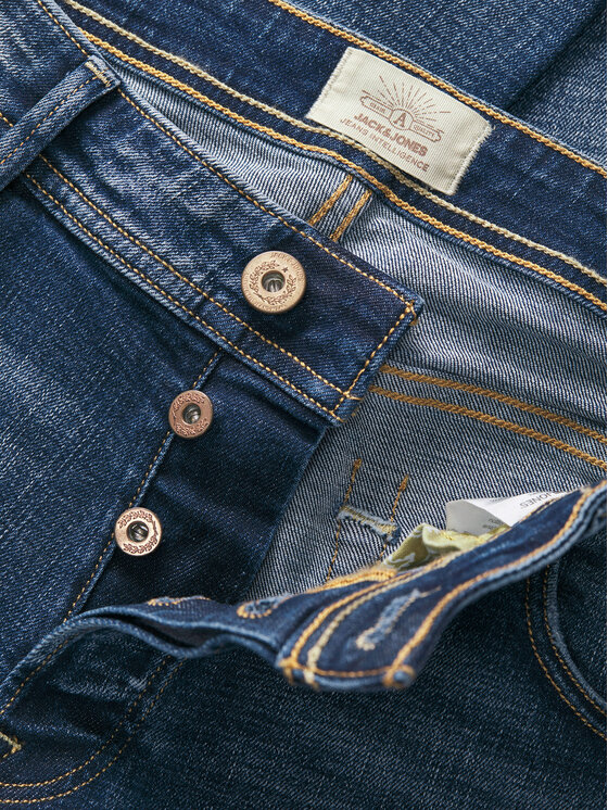 Jack&Jones Jack&Jones Jeans hlače Glenn 12263286 Modra Slim Fit