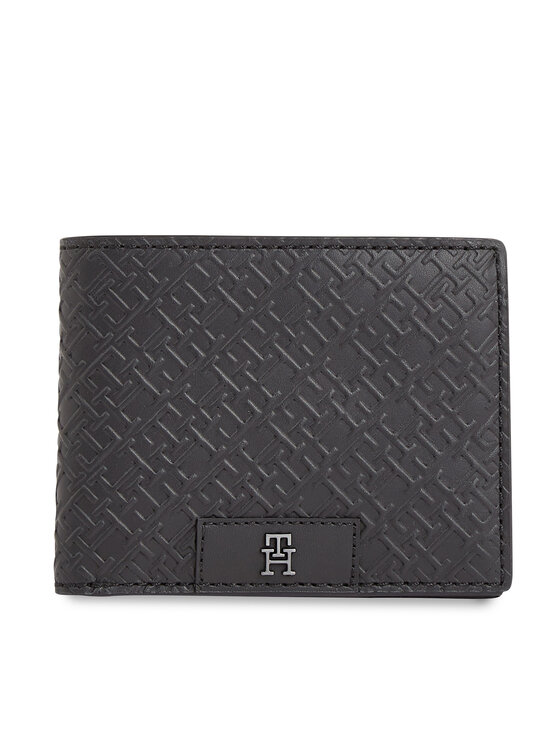 Tommy Hilfiger Tommy Hilfiger Velká pánská peněženka Th Monogram Mini Cc Wallet AM0AM12175 Černá