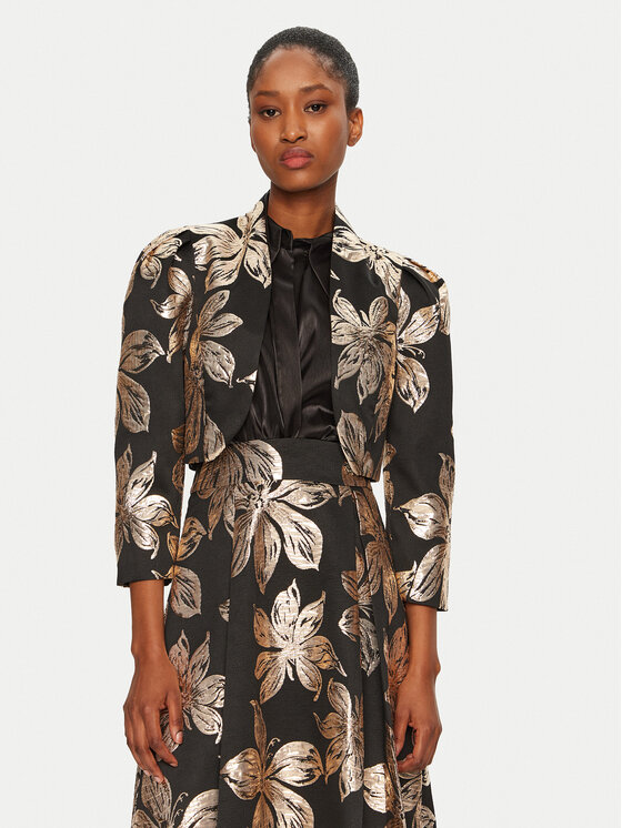 Rinascimento Rinascimento Švarkas CFC0121702003 Juoda Regular Fit