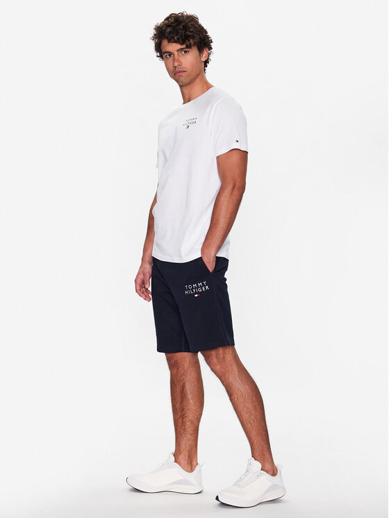 Tommy Hilfiger Tommy Hilfiger Szorty sportowe UM0UM02881 Granatowy Regular Fit