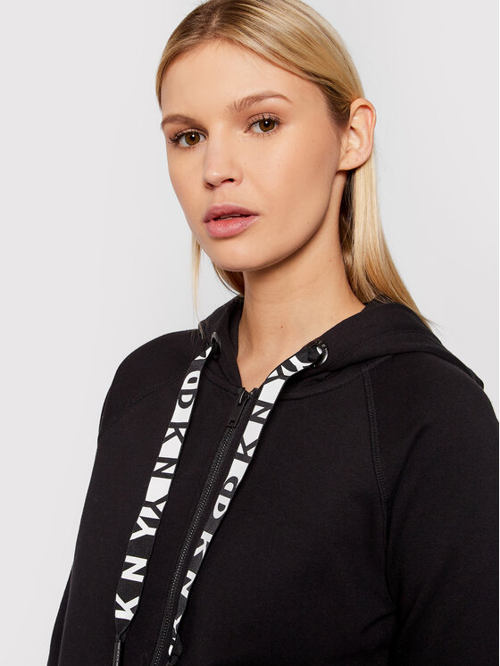 DKNY Sport DKNY Sport Džemperis DP9J8598 Juoda Regular Fit