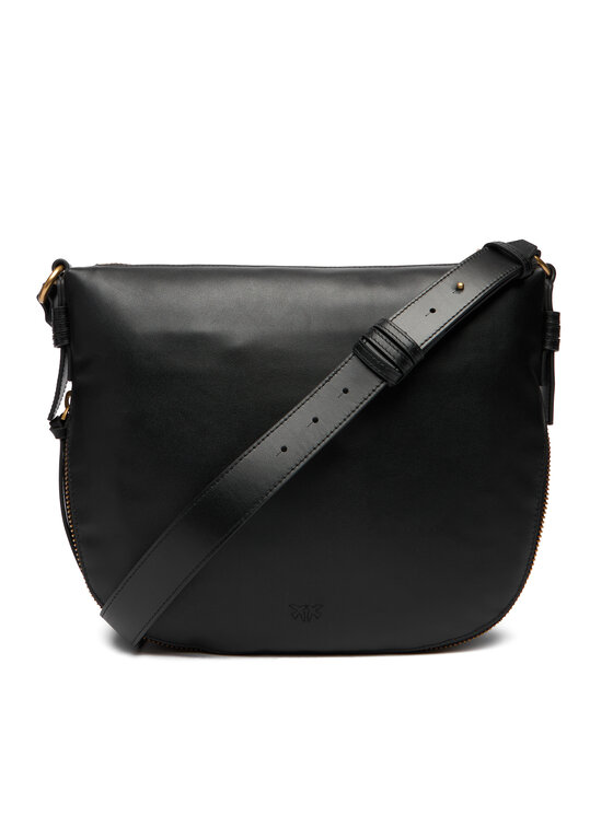 PINKO PINKO Borsetta Hobo Zip Around Classic Ai 25-26 PLTT 105113 A0QO Nero