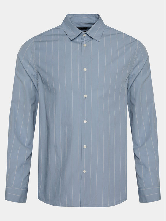 Sisley Sisley Πουκάμισο 5B8SSQ03A Μπλε Regular Fit