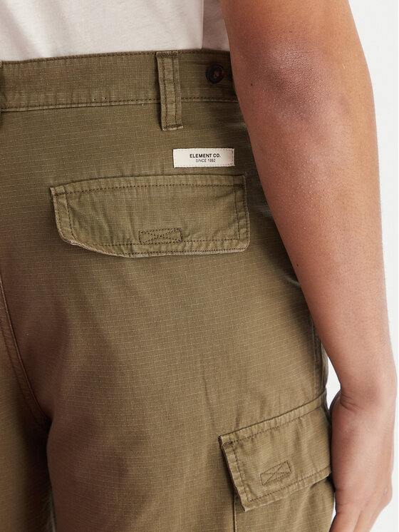 Element Element Spodnie cargo Relax Cargo ELYNP00203 Khaki Relaxed Fit