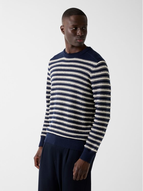 Guess Guess Sweter 180896 Niebieski Classic Fit