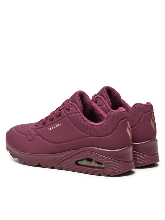 Skechers Skechers Sportcipők Uno Stand On Air 73690/PLUM Bordó