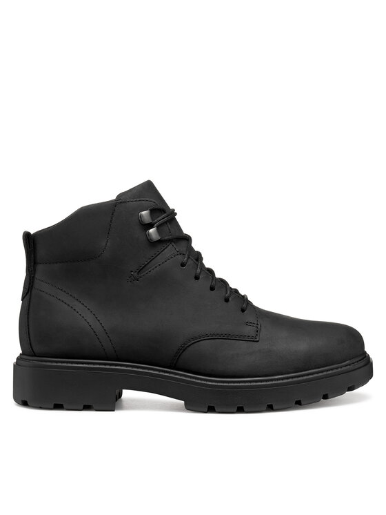 Geox Geox Schnürschuhe U Spherica Ec7 U56FRC 000FF C9999 Schwarz