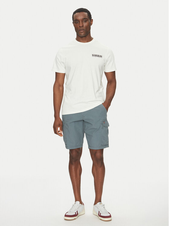 Napapijri Napapijri T-krekls S-Vignoni NP0A4ILX Écru Regular Fit