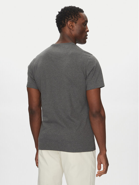 Barbour Barbour Majica Essential Sports MTS0331GY73 Siva Tailored Fit
