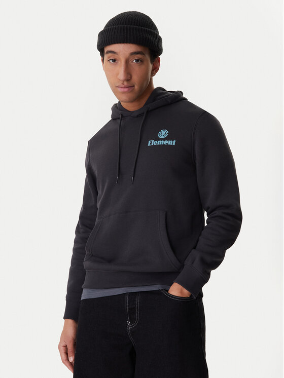 Element Element Bluza Epic Po ELYSF00319 Czarny Regular Fit