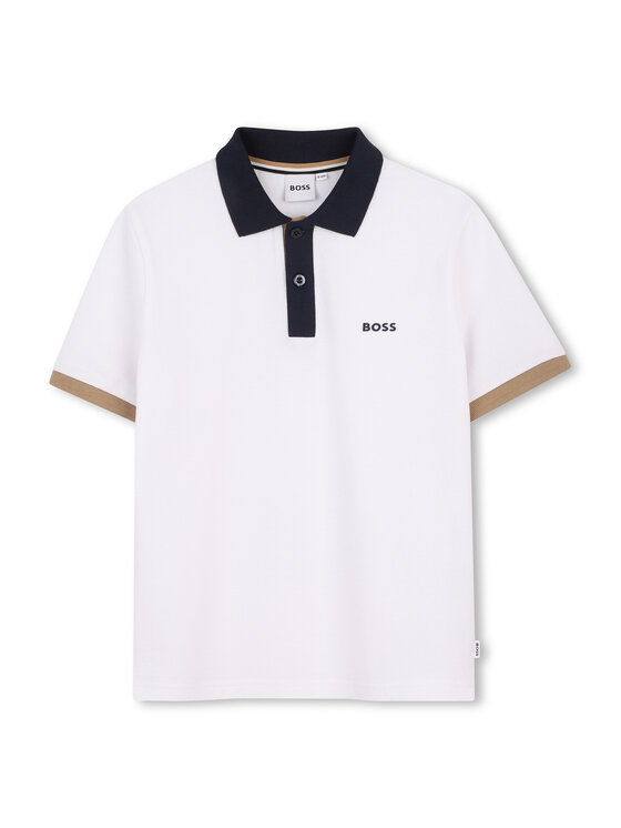 BOSS Pólóing J52955 S Fehér Regular Fit