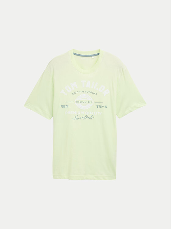 Tom Tailor Tom Tailor T-shirt 1037735 Zelena Regular Fit
