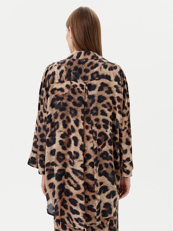 LOLA CASADEMUNT LOLA CASADEMUNT Cămașă LS2515033 Maro Relaxed Fit