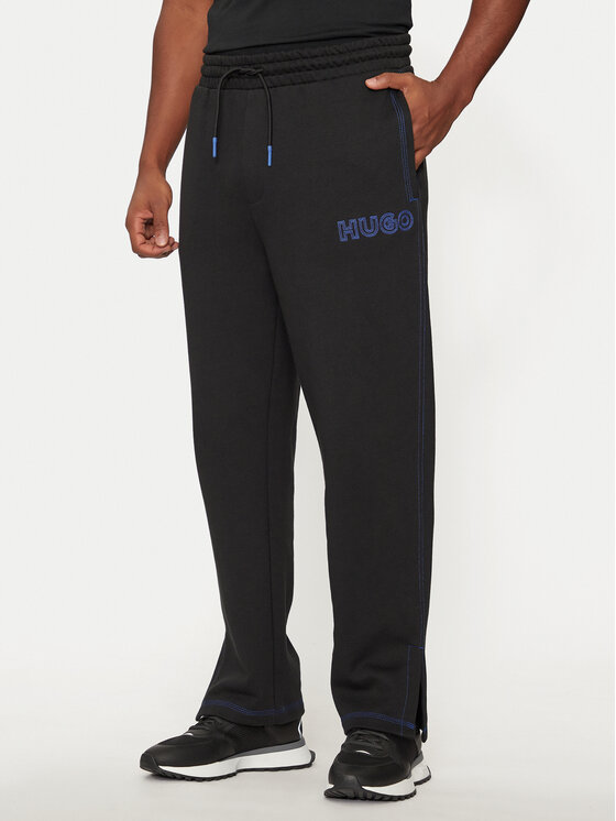 HUGO Hugo Teplákové kalhoty 50521720 Černá Regular Fit