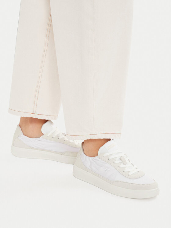Tommy Hilfiger Sneakers Th Heritage Nylon Sneaker FW0FW09405 Alb