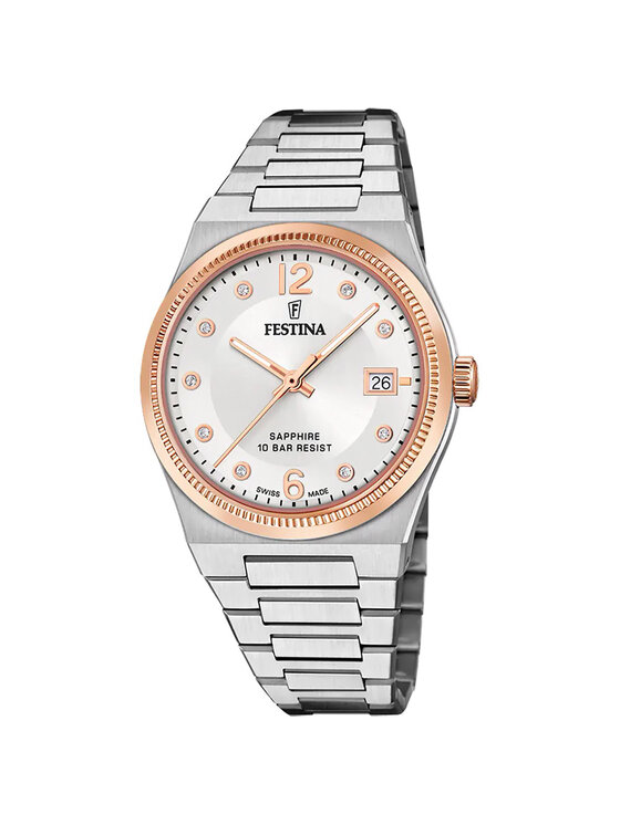 Festina Festina Ρολόι F20037-1 Ασημί