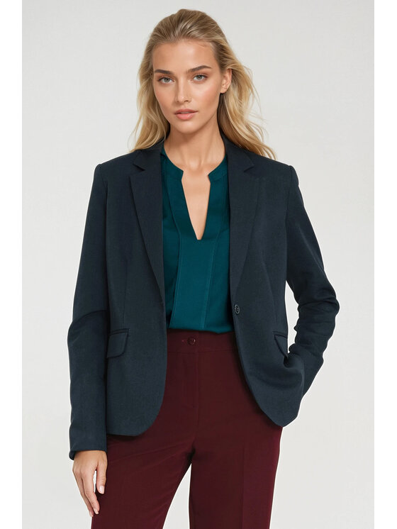 NIFE NIFE Marynarka Z83 Granatowy Classic Fit