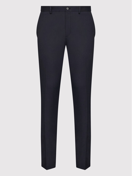 Selected Homme Selected Homme Pantalone da abito Logan 16051395 Blu scuro Slim Fit
