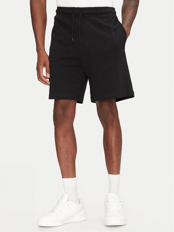 Jack&Jones Szorty sportowe Gordon 12268448 Czarny Regular Fit