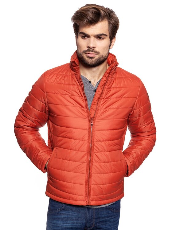Wrangler Wrangler Giubbotto invernale THE THERMAL Rosso Slim Fit