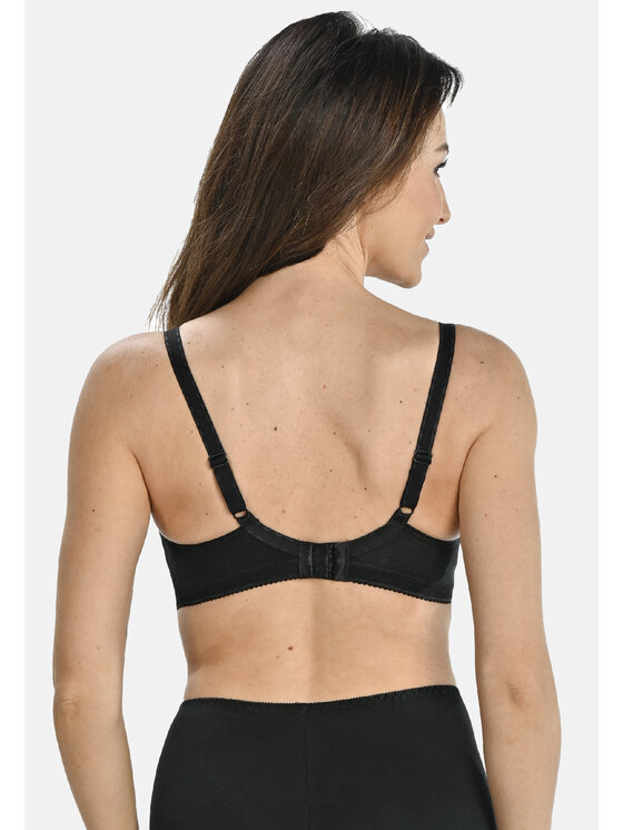 Teyli Teyli Biustonosz do karmienia bez fiszbin Perla Czarny