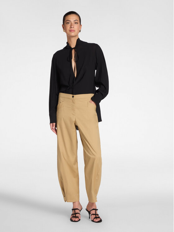 Elena Mirò Elena Mirò Camicia 5002Z000036N033 Nero Regular Fit