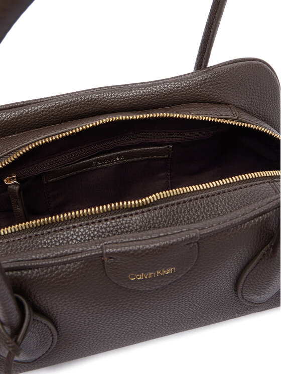 Calvin Klein Calvin Klein Τσάντα Emblem Trio Pebble LV04F3743G Καφέ