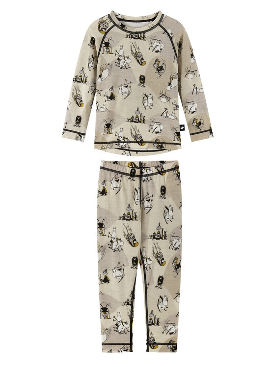 Reima Reima Set thermoaktive Unterwäsche Moomin Trivsam 5200021B Beige
