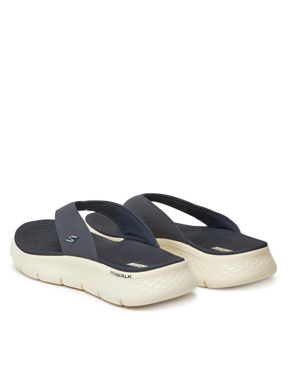 Skechers Skechers Šlepetės per pirštą Go Walk Flex Sandal-Vallejo 229202/NVY Tamsiai mėlyna