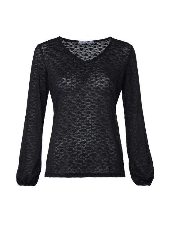 QUIOSQUE QUIOSQUE Halenka 1OM004249 Černá Regular Fit