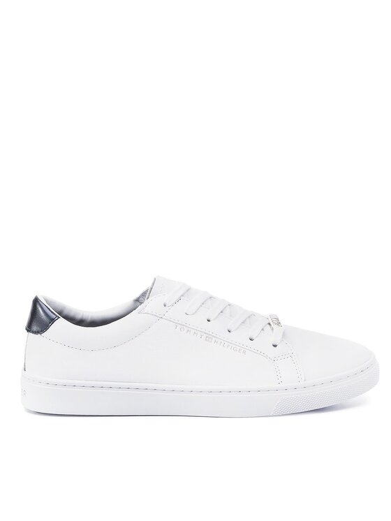 Tommy Hilfiger Tommy Hilfiger Laisvalaikio batai Essential Sneaker FW0FW03682 Balta