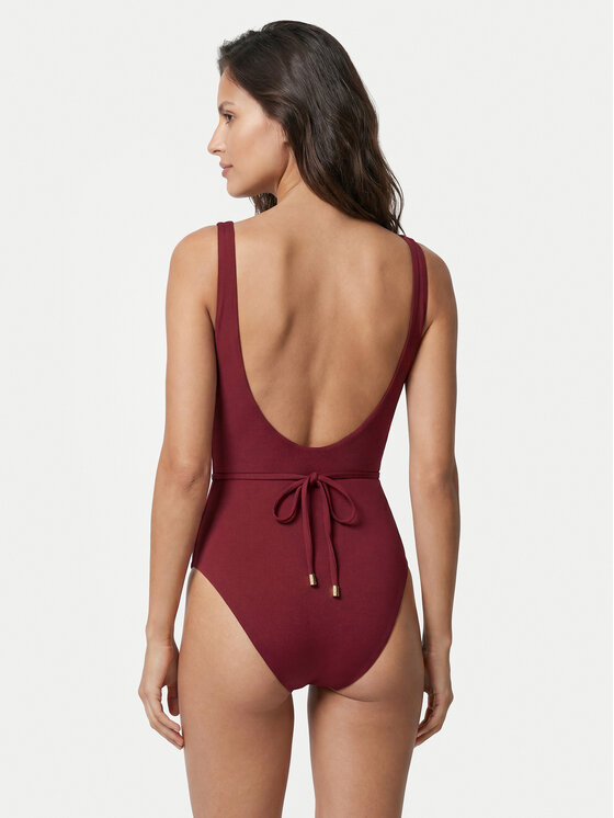 Max Mara Beachwear Max Mara Beachwear Peldkostīms Carisma 2616831229 Bordo