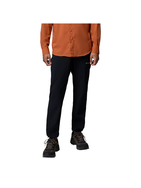 Columbia Columbia Pantaloni outdoor Essential Hike Brushed Back Pant Nero Regular Fit