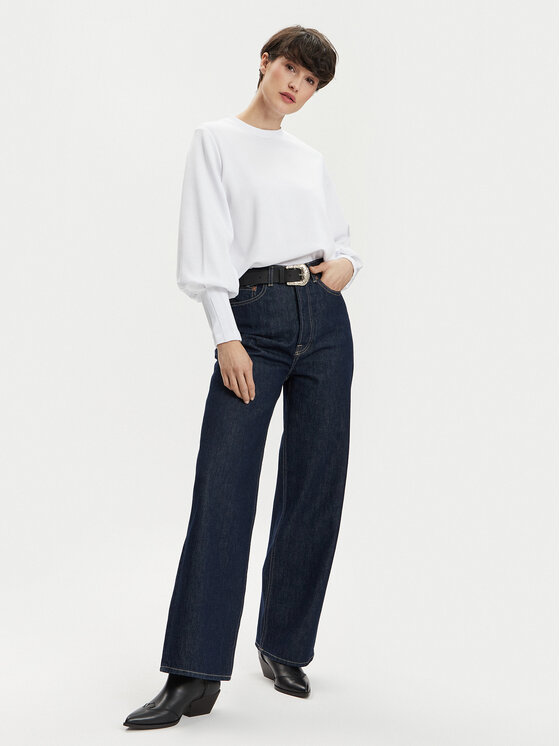 Noisy May Noisy May Bluse Olli 27029106 Weiß Oversize