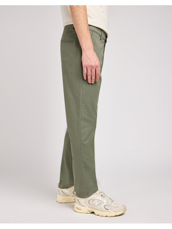 Lee Lee Jeansy SLIM CHINO Zielony Slim Fit