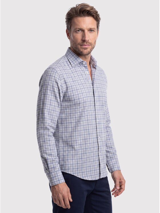 Pako Lorente Pako Lorente Koszula P26WF-1X-024 Szary Slim Fit