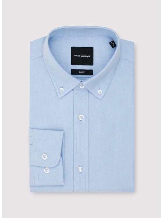 Pako Lorente Pako Lorente Koszula P25WF-1X-003 Niebieski Slim Fit
