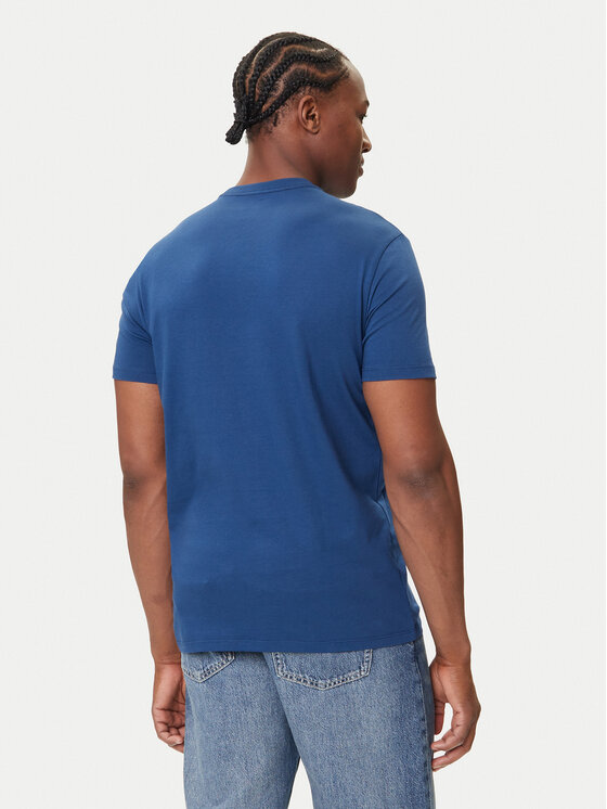 Calvin Klein Jeans Calvin Klein Jeans Tricou Center Monogram LV04RC857G Albastru Regular Fit