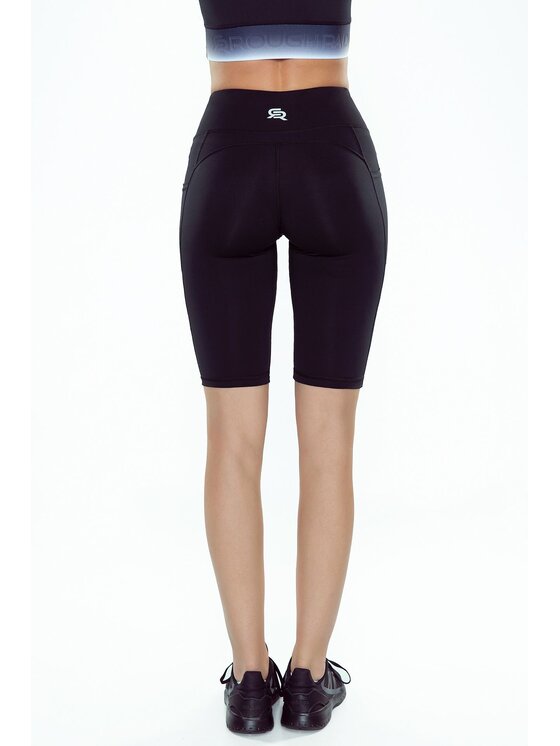 ROUGH RADICAL ROUGH RADICAL Szorty sportowe ALFA SHORTS Czarny Slim Fit