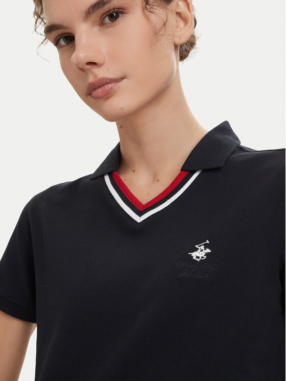Beverly Hills Polo Club Beverly Hills Polo Club Polo P-SS26W-P2217 Tamnoplava Regular Fit
