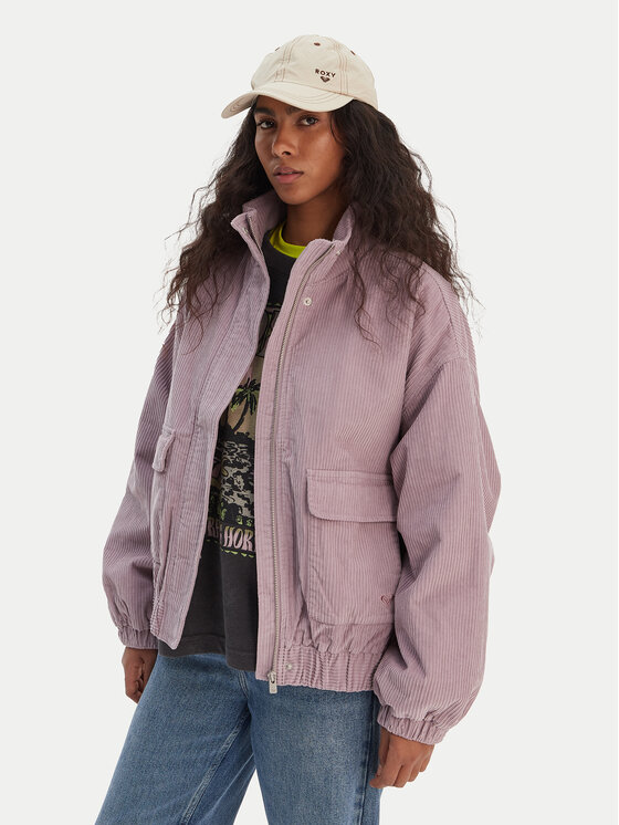 Roxy Roxy Демісезонна куртка Slow Song II ERJJK03646 Фіолетовий Relaxed Fit