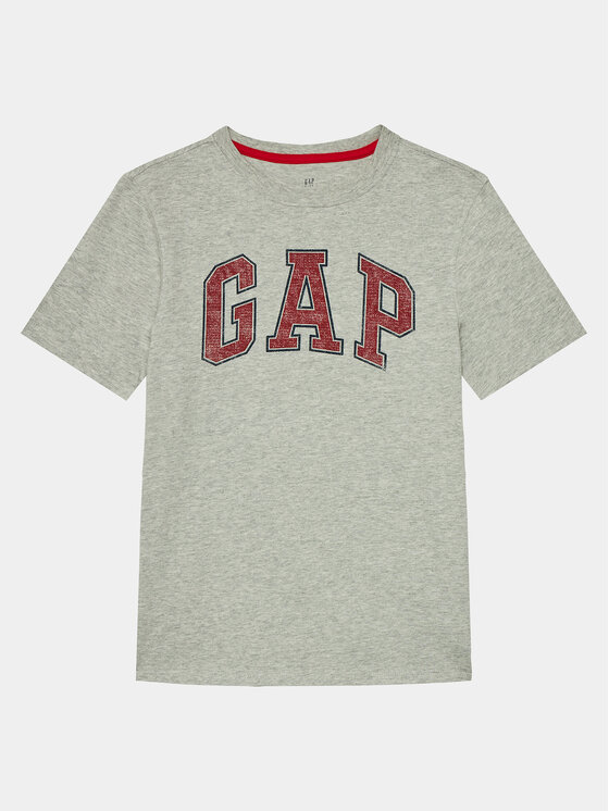 Gap Gap Футболка 473269-01 Сірий Regular Fit