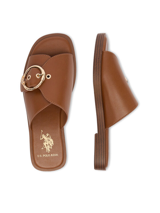U.S. Polo Assn. U.S. Polo Assn. Natikače EO-MARINA002W/6Y1 Smeđa