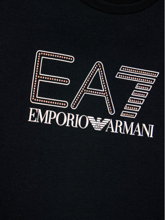 EA7 Emporio Armani EA7 Emporio Armani Bluză HFT55 FJ5GZ 1200 Negru Regular Fit