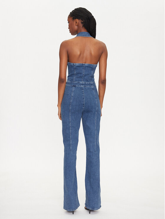 Guess Guess Комбінезон W5GD1C D4LT0 Голубий Regular Fit